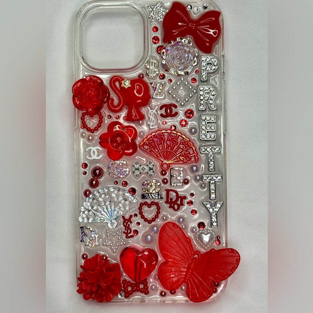Cute Red iPhone 14 phone case